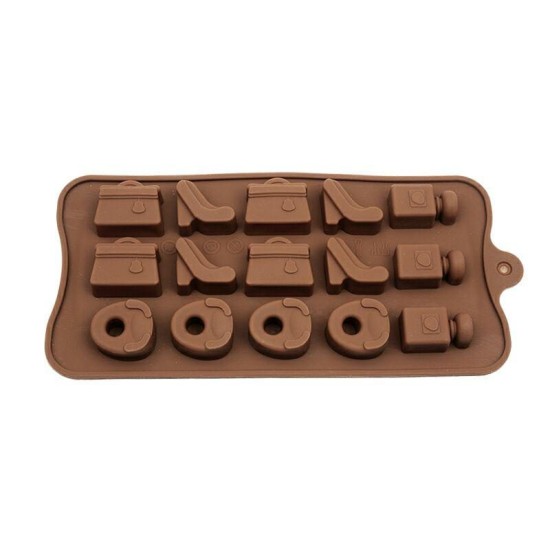 Frauen Set Pralinen Schokoladen form - 1327-14 - Mytortenland