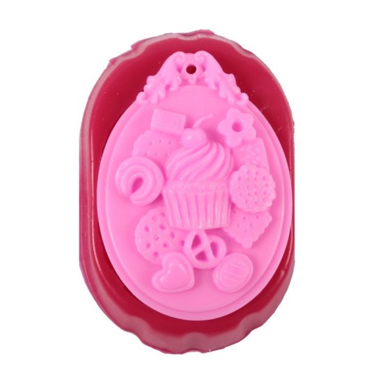 Cupcake Thema Silikonform - 32038 - Cesil