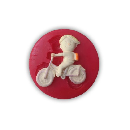 Jungs mit Fahrrad Silikonform - 32638 - Cesil