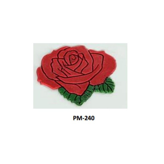 Blumen mit Blätter Transfer Silikon Molds - PM-240 - Cesil