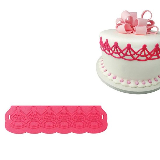 Rüsche Muster 2  Transfer Silikon Molds - PM-210 - Cesil