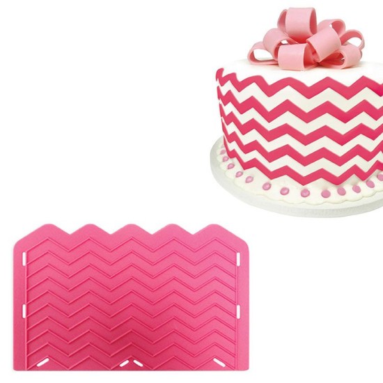 Zickzag Muster Transfer Silikon Molds - PM-232-55012 - Cesil