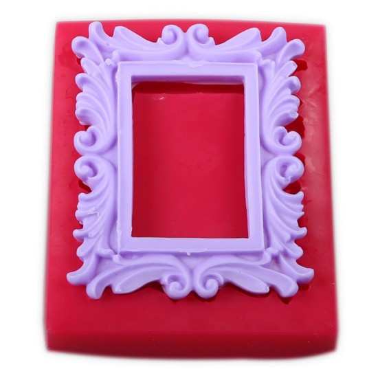 Rahmen Silikon Form ca. 10,5x8 cm - 32289 - Cesil