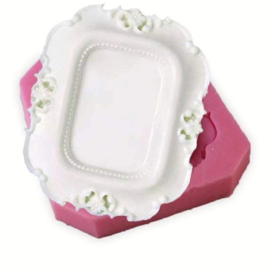 Rahmen  ca. 11,5 x 14 cm Silikonform - 32263 - Cesil