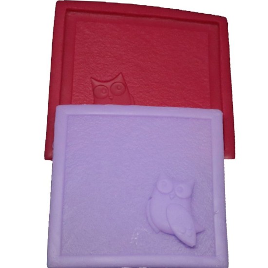 Rahmen mit Eule Silikonform - 32757 - Cesil