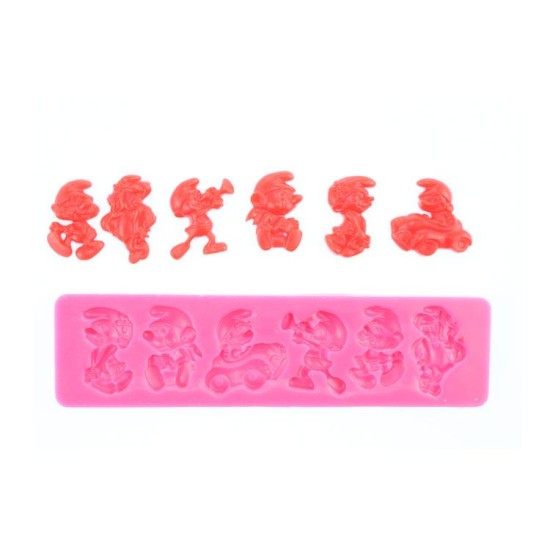 Schlümpfe  Silikon Form - 32004 - Cesil