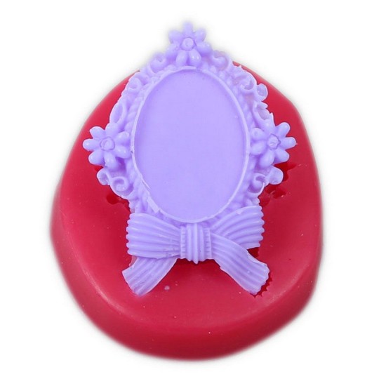 Spiegel Rahmen Klein Silikon Form ca. 6x4 cm - 32198 - Cesil