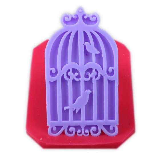 Kus Kafesi  Silikon Kalip Ort. 9 cm - 32515 - Cesil