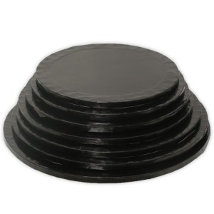 Pasta Sunum Altlığı / Cake Board Siyah 38 cm