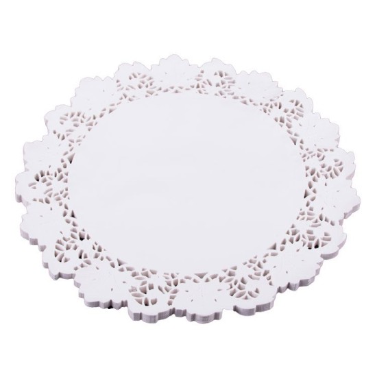 Beyaz Doyley Dantel Kağıt Pasta Mendili 38 cm - MG40 - Mytortenland