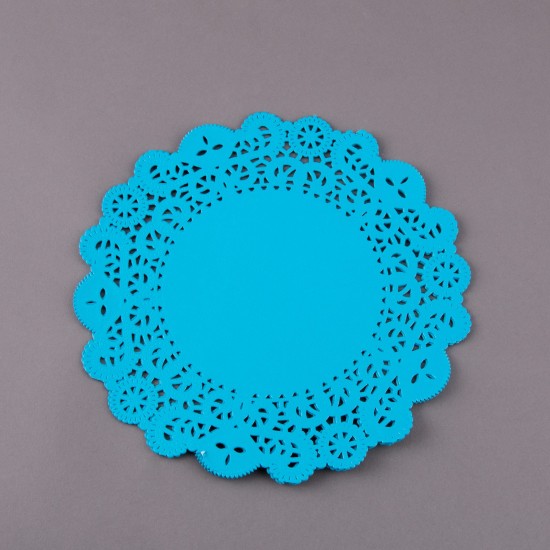 Spitzenpapier Blau  21 cm - My1042 - Mytortenland