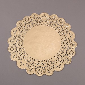Torten Spitzenpapier Gold 29 cm