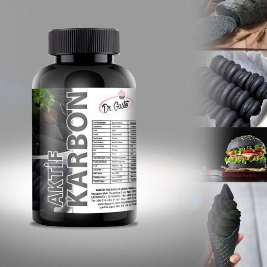 Aktivkohle Pulver ( Karbon ) 1000 g - Karbon-500 - Dr Gusto