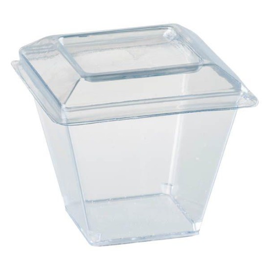 Kunststoff Schale Piramit 200 cc / 50 Stück - DK-200 - Bergama