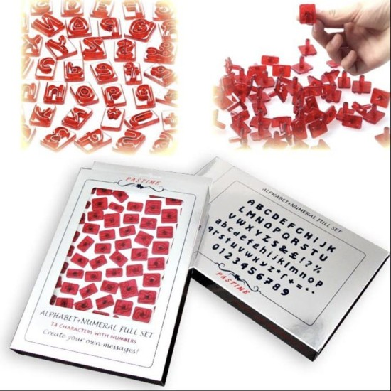 Druckbuchstaben Jemba Klassik A-z + Zahlen - RP10902 - Mytortenland