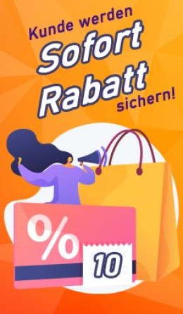 Holen Sie sich den Rabatt