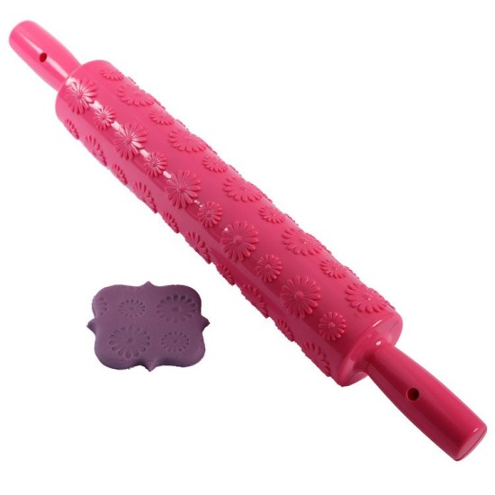 Blumen Motiv Fondant Rolle - M019 - Mytortenland