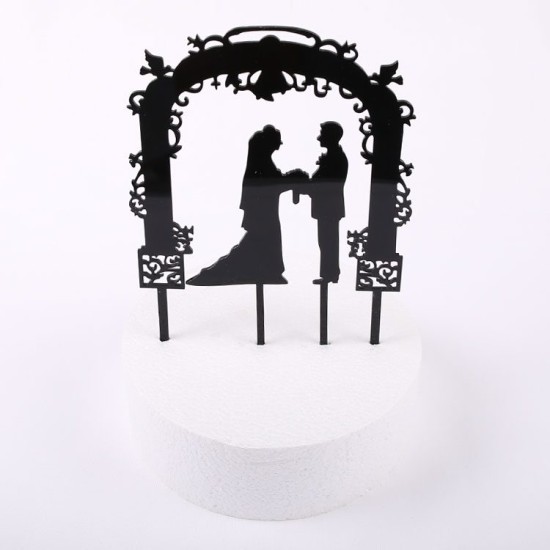Cake Topper Braut Bräutigam - 375B - Mytortenland