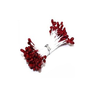 rot Blütenpollen - Stamen 50 stück