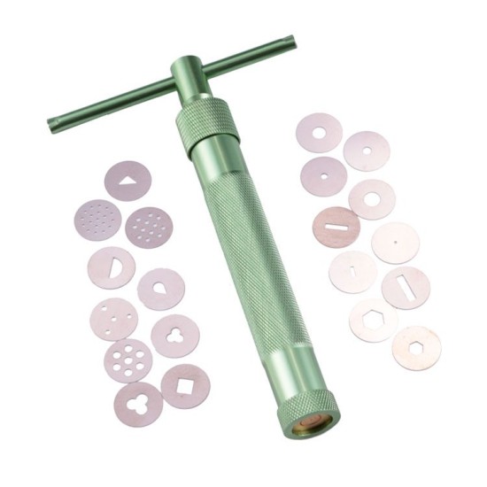 Extruder Fondant  Kuchen Kunst Dekoration Werkzeug 20 teilig - CT507 - Mytortenland