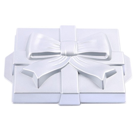 Geschenkbox ( Schleife ) Backform - ZN460 - Mytortenland
