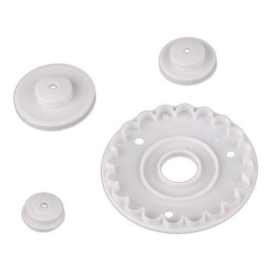 Rüschen Garret Frill Ausstecher 3 teilig - ZN100 - Mytortenland