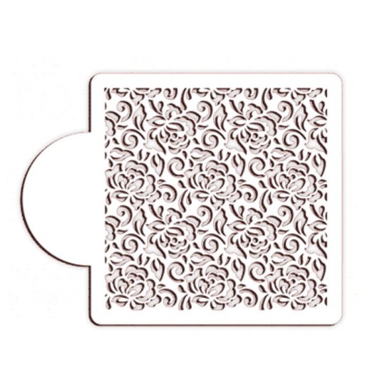 Stencil Dekoretive Blumen Muster2 - M612 - Mytortenland