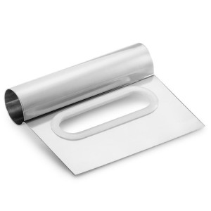 Teigschaber / Teigabstecher mit rundem Griff