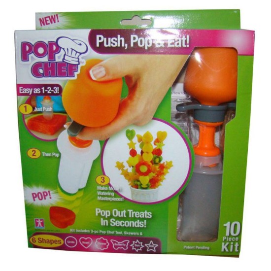 Pop Chef Ausstecher / Obst in Form Schneiden - P2000 - Mytortenland