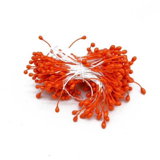 Orange Blütenpollen - Stamen ca. 180 stück - KN57-62-2-6 - Mytortenland