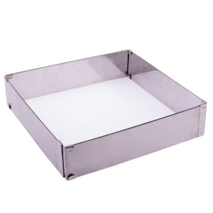 Tortenrahmen quadrad verstellbar
