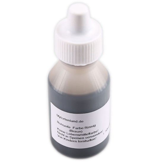 Braun Flüssigfarbe für Seife 50 ml - My09 - Mytortenland