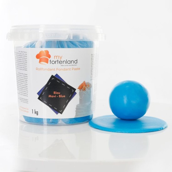 Zuckerteig / Rollfondant Blau 1 kg - MT2003 - Mytortenland
