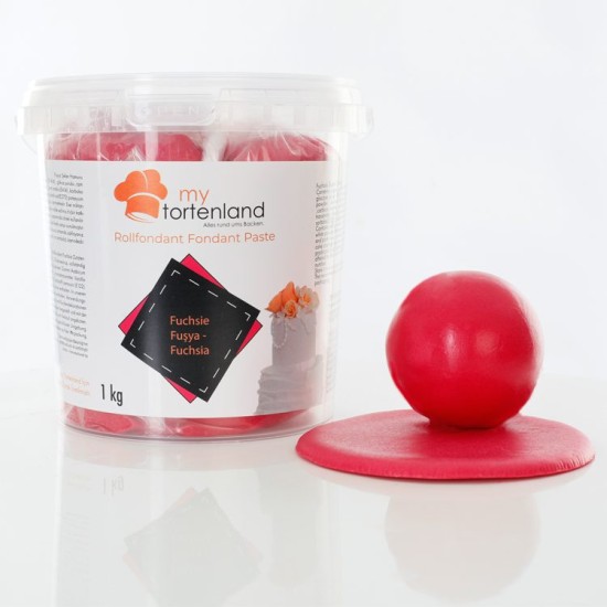 Zuckerteig / Rollfondant Fuchsia 1 kg - MT2021 - Mytortenland