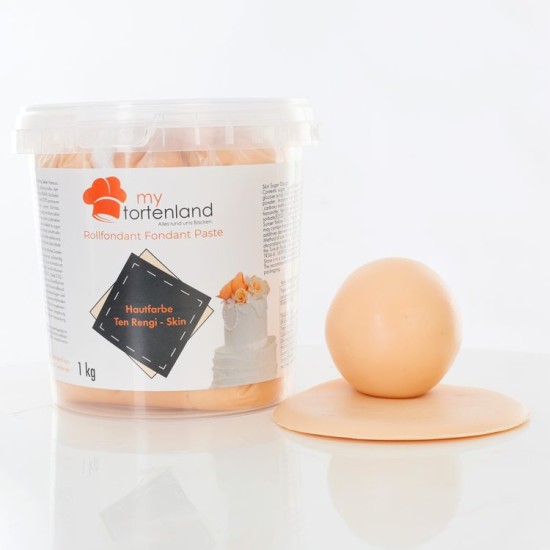Zuckerteig / Rollfondant Hautfarbe 1 kg - MT2010 - Mytortenland