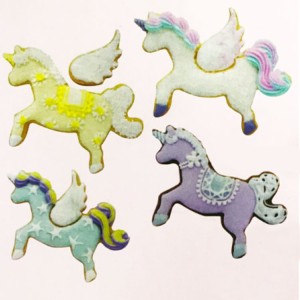 Einhorn Ausstecher mit Flügel Set