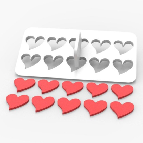 Mini Multi Ausstecher Herz - RP10955 -