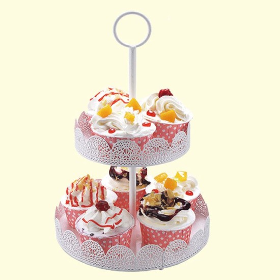 Runde Spitze Etagere für Muffin / Cup Cake - Kn-56 -