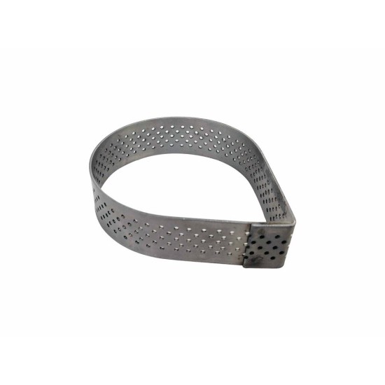 Tarte Ring gelocht Tropfen Form 8er Set - DC02 -