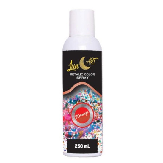 Lebensmittelfarbe Granat Rot Spray 250ml - Luna-GR250 - Vitray