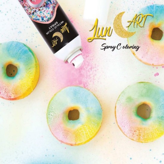 Lebensmittelfarbe Pink Spray 250ml - Luna-P250 - Vitray