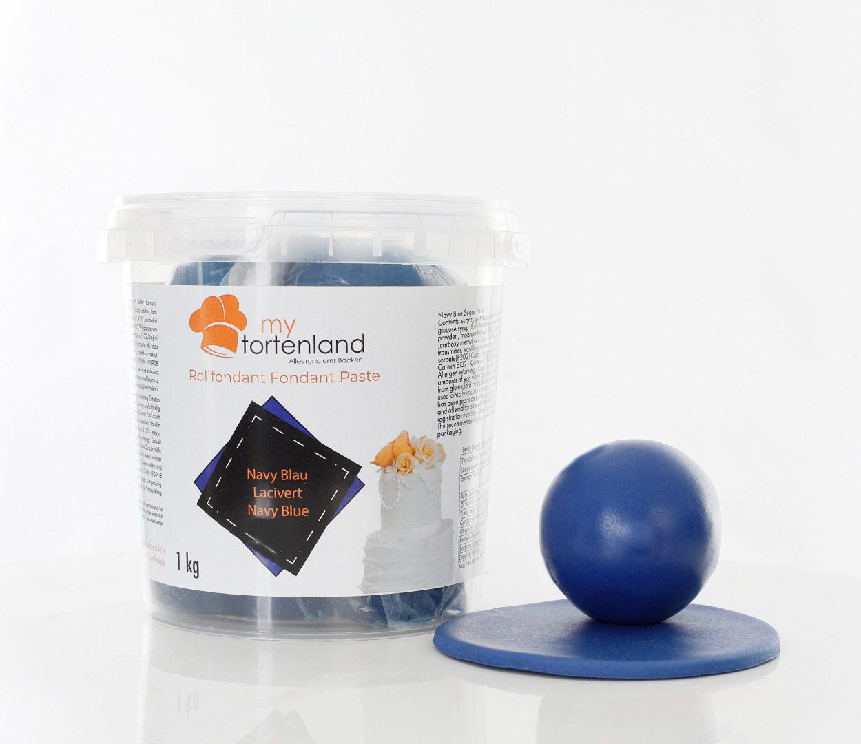 Zuckerteig / Rollfondant Marineblau 1 kg