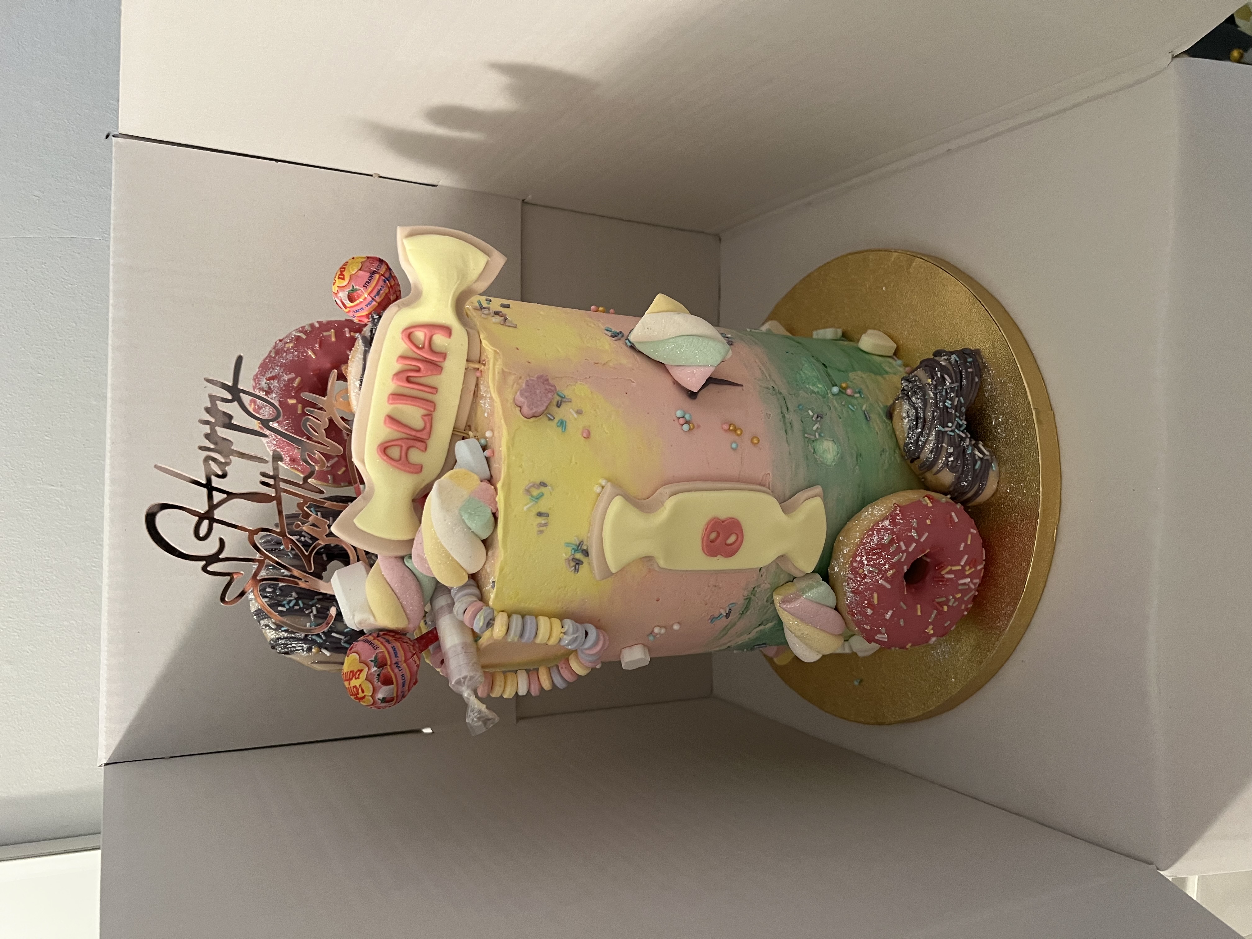 Tortenplatte / Cake Board Rund Gold 30 cm 5 Stück