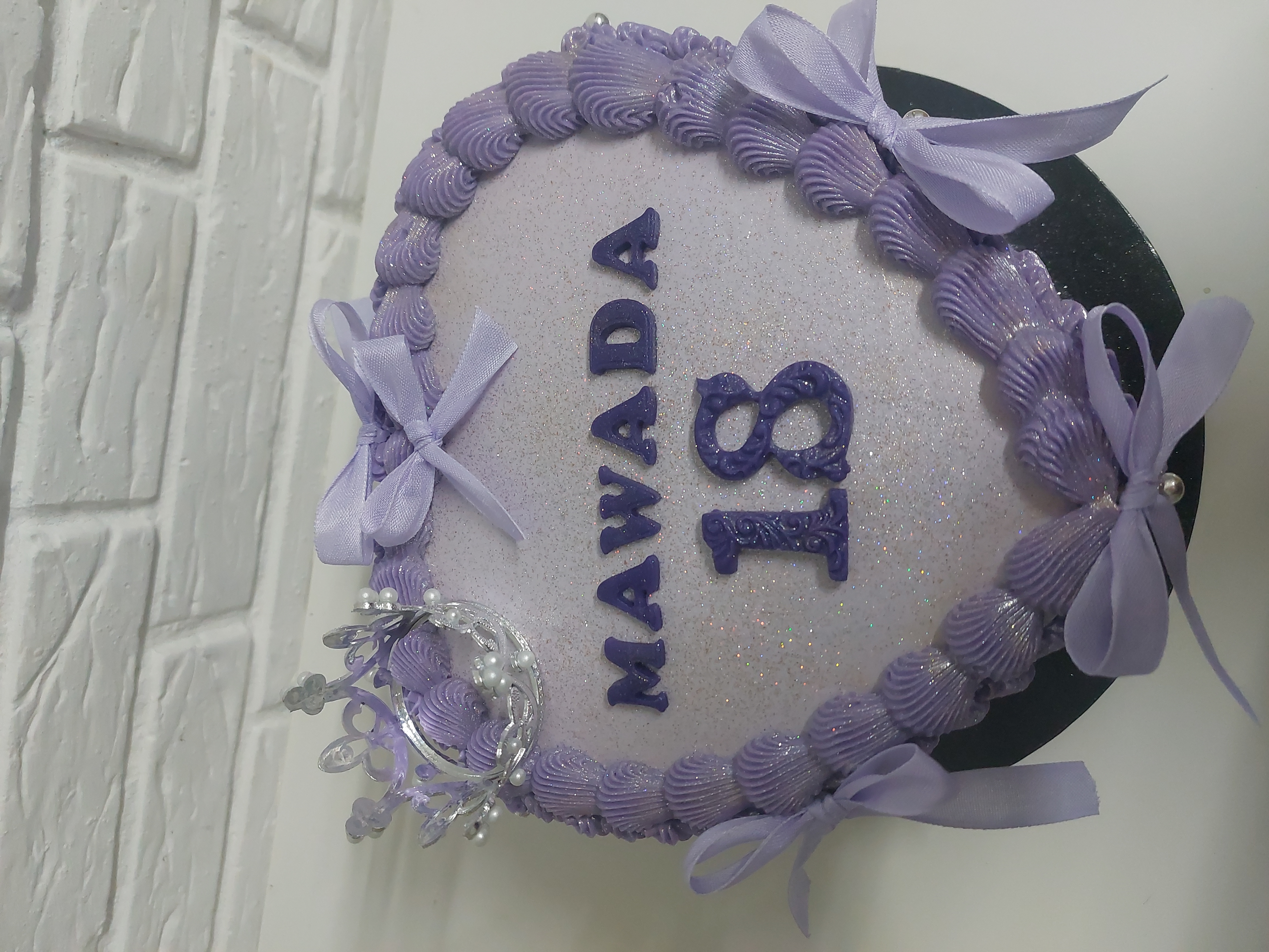 Tortenplatte / Cake Board Rund Schwarz 28 cm 5 Stück